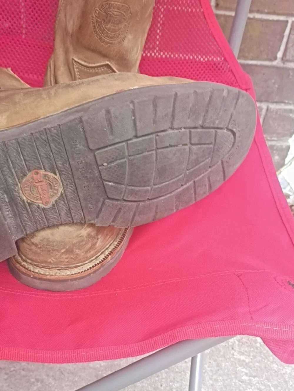 Justin's Steel toe Work boots Size 11EE